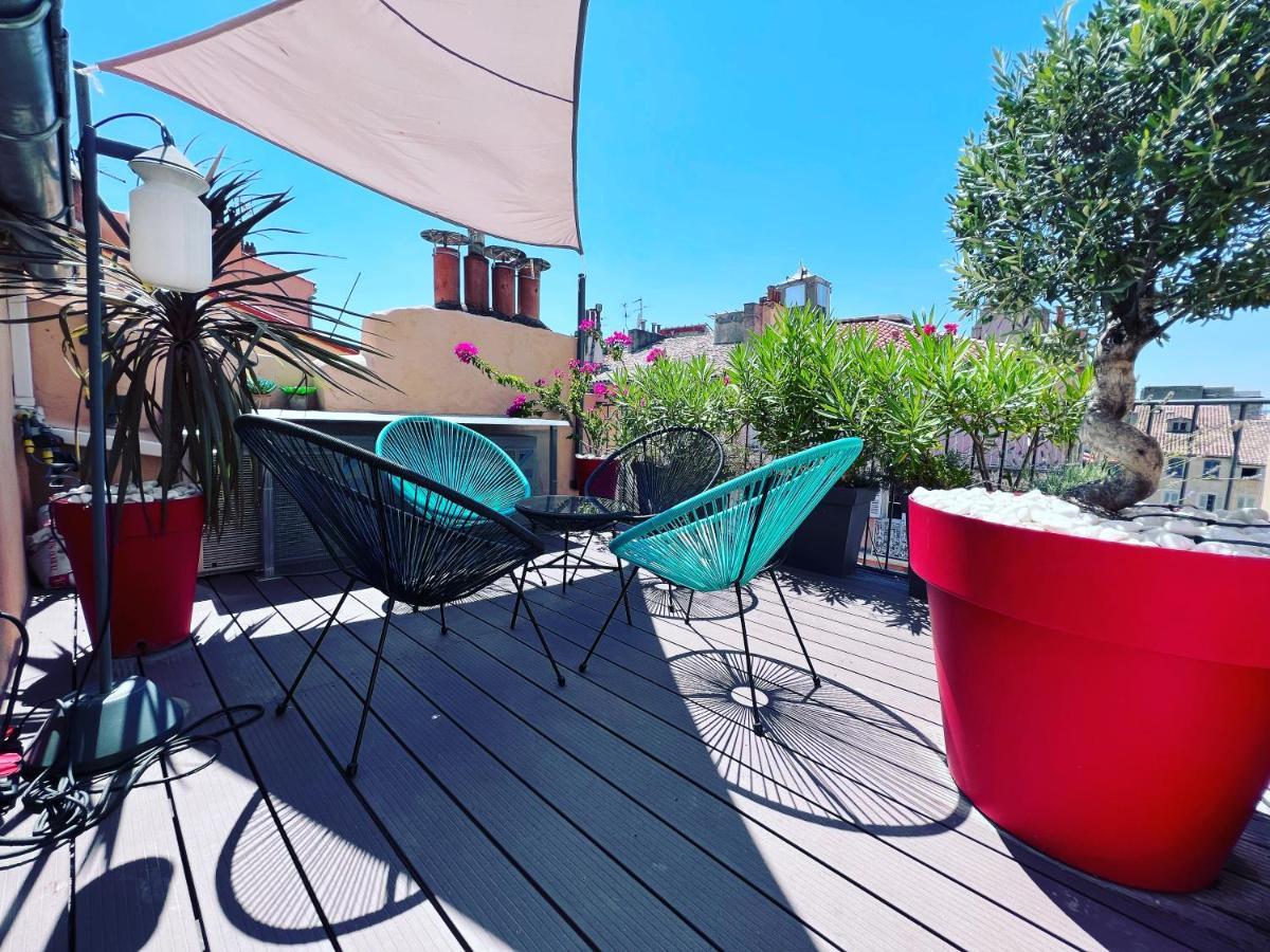 Duplex Avec Terrasse - Hyper-Centre De Toulon Apartment Екстериор снимка